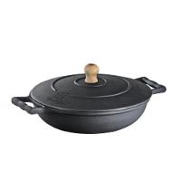 Frigideira com Alça de Ferro e Tampa de Ferro 26Cm - 2