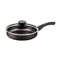 Frigideira Reta Paris 22cm 1,7l Antiaderente Starflon Max Chumbo Com Tampa De Vidro - 1