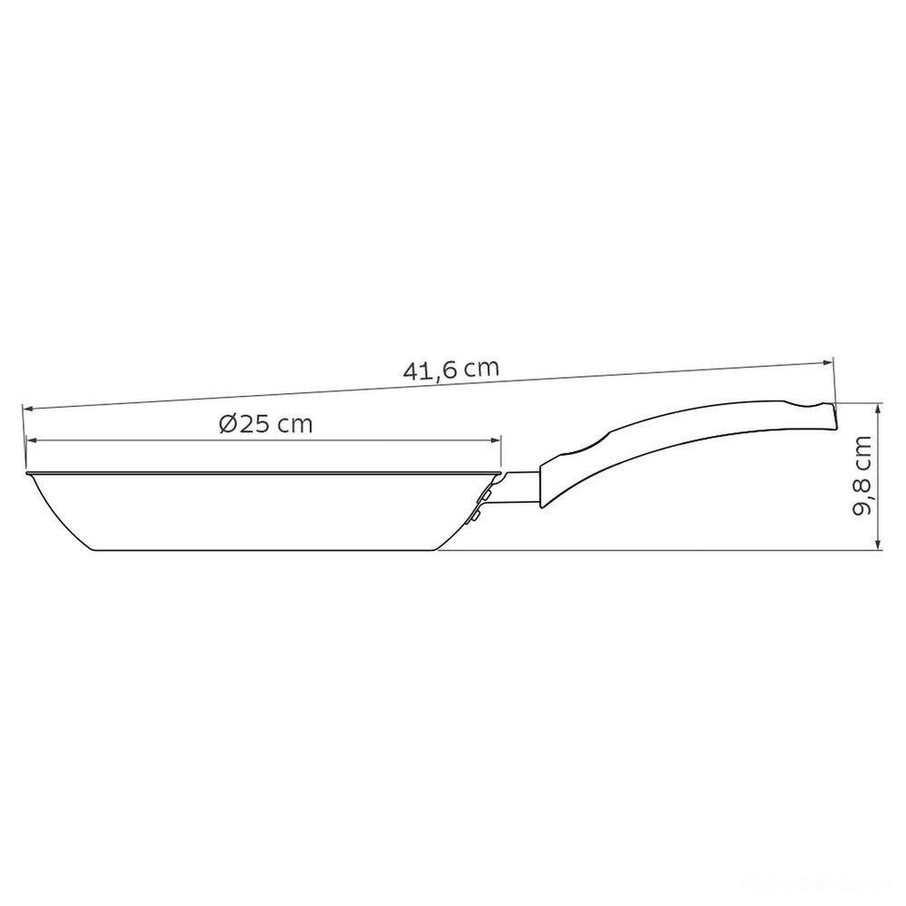 Frigideira Tramontina Turim Alumínio Antiaderente Starflon Vermelho 24cm 1,4l Tramontina - 4