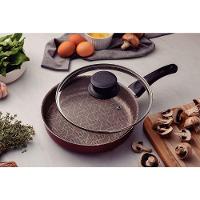 Frigideira Reta Paris 22cm 1,7l Antiaderente Starflon Max Vermelho Com Tampa De Vidro - 2