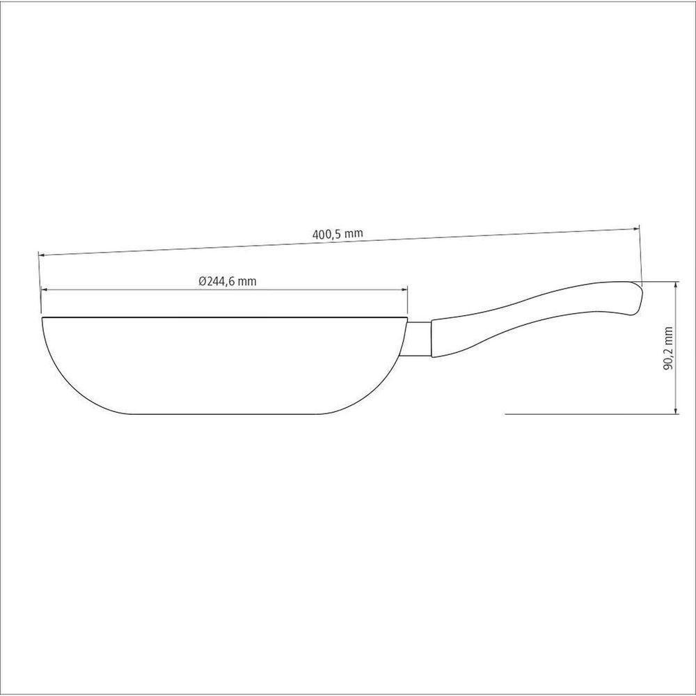 Frigideira Funda Paris Em Alumínio Com Revestimento Interno E Externo Em Antiaderente Sta - 5