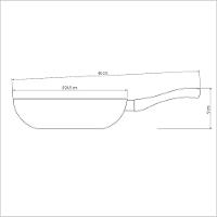 Frigideira Funda Paris Em Alumínio Com Revestimento Interno E Externo Em Antiaderente Sta