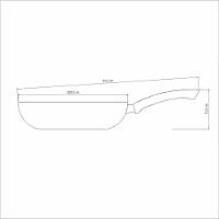 Frigideira Funda Paris Em Alumínio Com Revestimento Interno E Externo Em Antiaderente Sta