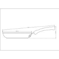 Frigideira Profissional Alumínio Antiaderente Starflon T3 Externo Lixado 20cm 1l - 3