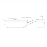 Frigideira Funda Paris Em Alumínio Com Revestimento Interno E Externo Em Antiaderente Sta - 2