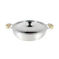 Frigideira Panela Alumínio Fundido Polida Alça Meia Lua 45cm - 2