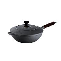 Panela Wok em Ferro Fundido com Cabo Silicone Preto - 2