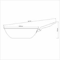 Wok Loreto Em Alumínio Com Revestimento Interno E Externo Antiaderente Starflon Max Grafi - 2