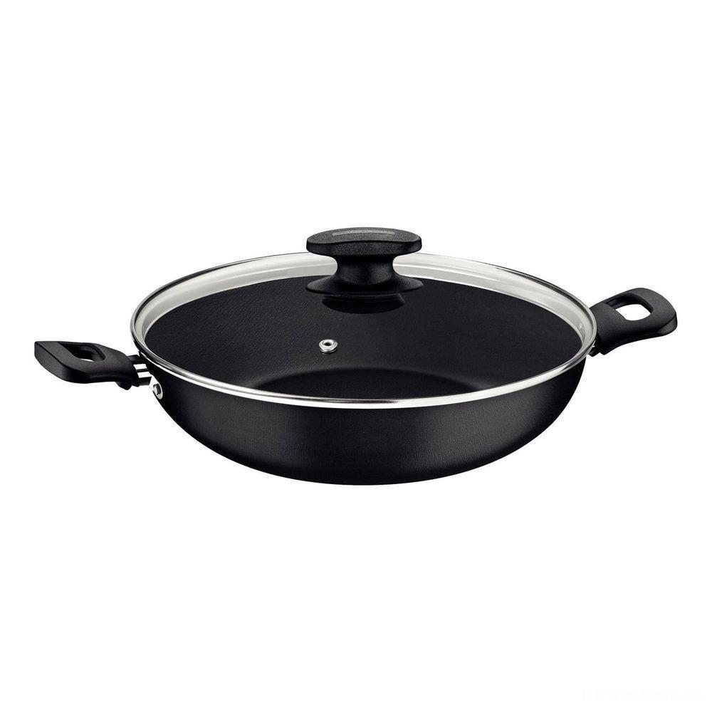 Wok Tramontina Loreto Alumínio Revestimento Antiaderente Starflon Max Grafite 28 Cm 3,3 L Tramontina - 1