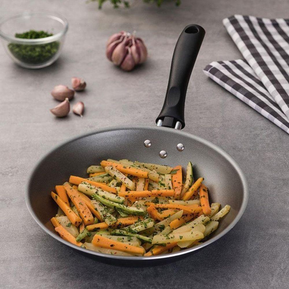 Jogo De Frigideiras Turim Em Alumínio Antiaderente Starflon Chumbo 3 Pç - Tramontina - 2