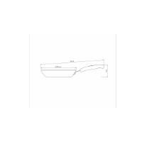 Frigideira Sicília Em Alumínio Antiaderente Starflon Excellent Avelã 20 Cm 0,95 L - 10