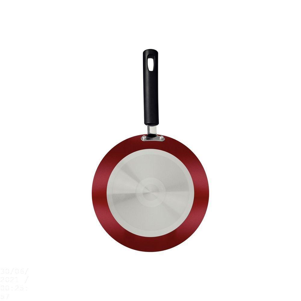 Frigideira Sicília Em Alumínio Antiaderente Starflon Excellent Vermelho 20 Cm 0,95 L - 3