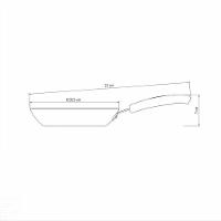 Frigideira Sicília Em Alumínio Antiaderente Starflon Excellent Vermelho 20 Cm 0,95 L - 5