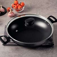 Panela Wok Loreto Com Rev. Interno E Externo Em Anti. Starflon Max 28 Cm 3,3L - Tramontina Grafite - 2
