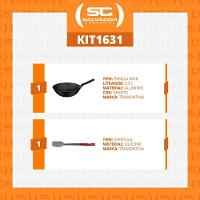 Panela Wok Alumínio Antiaderente Loreto 3,6l Grafite E Espátula De Silicone Verano - Tramontina - 2