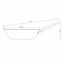 Panela Wok Alumínio Antiaderente Loreto 3,6l Grafite E Espátula De Silicone Verano - Tramontina