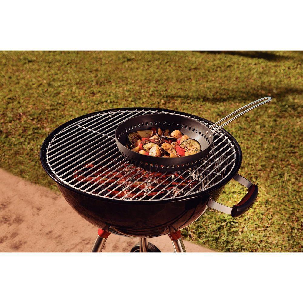 Grelha Wok Furada Tramontina Churrasco Em Alumínio Anodizado Com Cabo 26 Cm Tramontina - 6