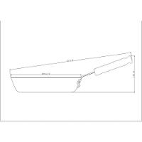 Frigideira Tramontina Profissional Funda 28cm 3,2l Alumínio Antiaderente Starflon Tramontina - 4