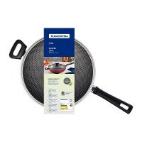 Wok Com Cabo Loreto Alumínio Revestimento Antiaderente 28 Cm 3,3 L Vermelho - Tramontina 20394728 - 4