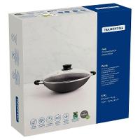 Wok Tramontina Paris Antiaderente Starflon Max Chumbo Com Tampa De Vidro 32 Cm 4,4 L Tramontina - 2