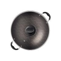 Wok Tramontina Paris Antiaderente Starflon Max Chumbo Com Tampa De Vidro 32 Cm 4,4 L Tramontina - 3