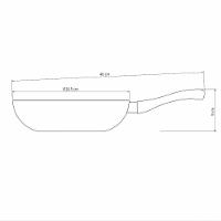 Frigideira Funda Tramontina Paris 24cm 2,2l Com Antiaderente Starflon Max Chumbo Tramontina - 4