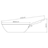 Wok Tramontina Loreto Antiaderente Starflon Max Vermelho 28 Cm 3,6 L Tramontina - 3