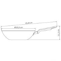 Wok Tramontina Loreto Grafite 24cm 2,2l Em Alumínio Com Antiaderente Starflon Max Tramontina