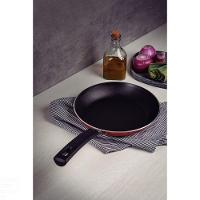 Frigideira Sicília Em Alumínio Antiaderente Starflon Excellent Vermelho 24 Cm 1,2 L - 5