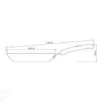 Frigideira Sicília Em Alumínio Antiaderente Starflon Excellent Vermelho 24 Cm 1,2 L - 6