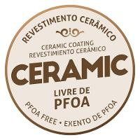 Frigideira Tramontina 20cm 0,8l Em Alumínio Interno Cerâmico Externo Silicone Preto Tramontina - 2