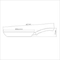 Frigideira Em Alumínio Com Revestimento Interno Cerâmico E Externo Em Silicone Preto 28 C - 7