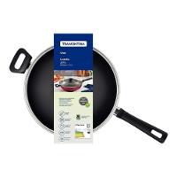 Wok Com Cabo Loreto Alumínio Revestimento Antiaderente 28 Cm 3,3 L Grafite - Tramontina 20394028 - 2