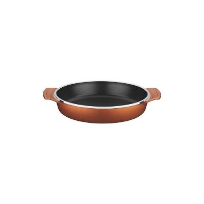 Frigideira Lyon 32cm 4,3l Em Alumínio Forjado Antiaderente High Performance Dourado