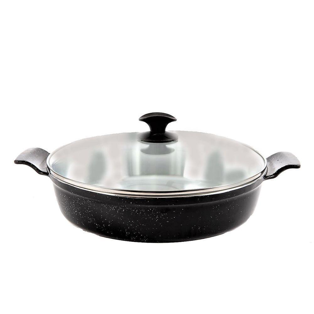 Frigideira Preto Liso Alumínio Fundido Usinado Javaliaa 30cm - 1