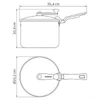 Pipoqueira Tramontina Loreto Antiaderente Starflon Max Vermelho 20 Cm 3,5 L Tramontina - 3