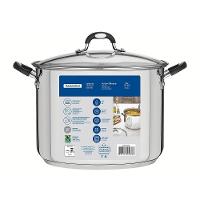 Caldeirão Astro Silicone Em Aço Inox Fundo Triplo Tampa De Vidro 30 Cm 15,2 L - Tramontina 62125300 - 6