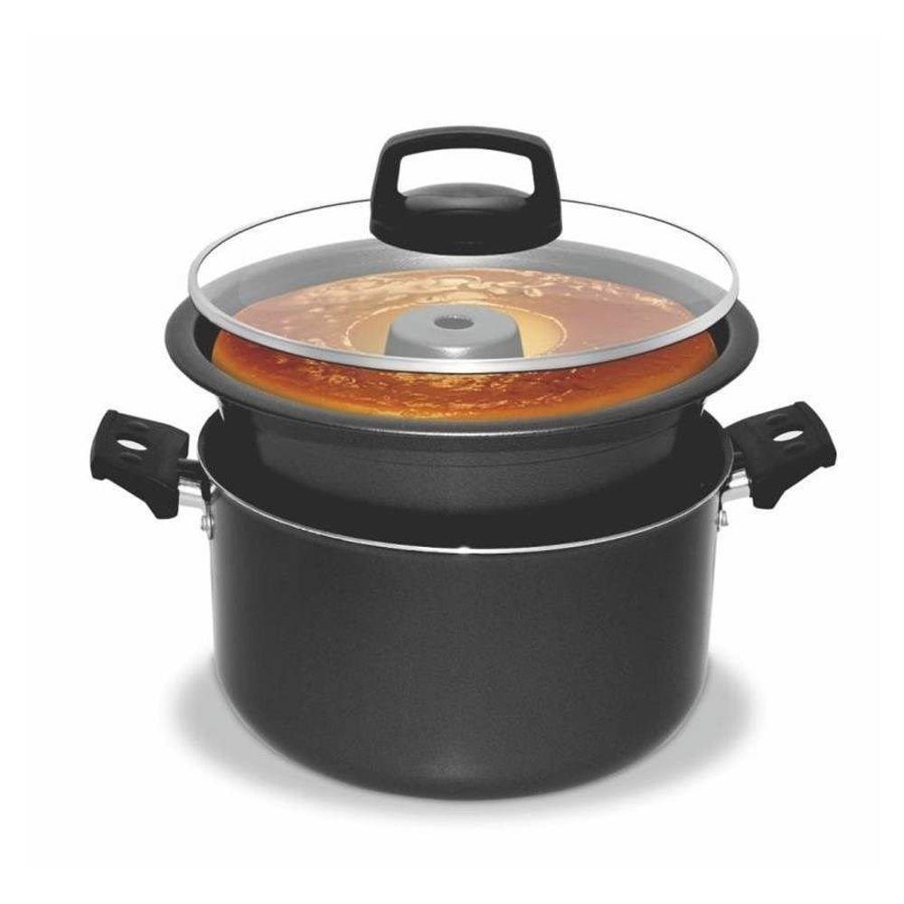 Forma De Pudim Banho Maria Grafite Mta 8968 - 1