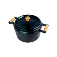 Panela de Ferro Modelo Pressão 2 Alças de Madeira 6L - 1