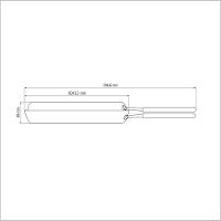 Omeleteira Rasa Loreto Em Alumínio Com Revestimento Interno Antiaderente ø24cm Vermelho - 3