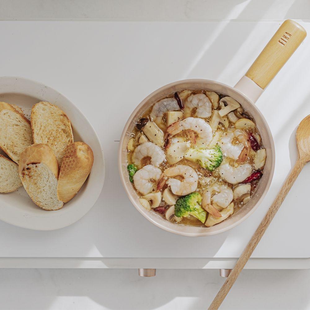 Fika - Panela 18cm/1,6l - Indução, Neoflam, Cor Rosa, Alumínio Injetado Com Revestimento Cerâmico - 2