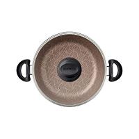 Fritadeira Multiuso Paris Antiaderente Starflon Max Vermelho Com Tampa De Vidro 24 Cm 2,8 - 5