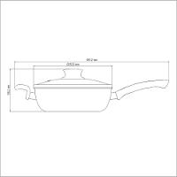 Fritadeira Multiuso Paris 24cm 2,8l Chumbo Em Alumínio Com Antiaderente Starflon Max - 5