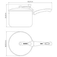 Pipoqueira Paris Em Alumínio Com Revestimento Interno E Externo Em Antiaderente Starflon - 6