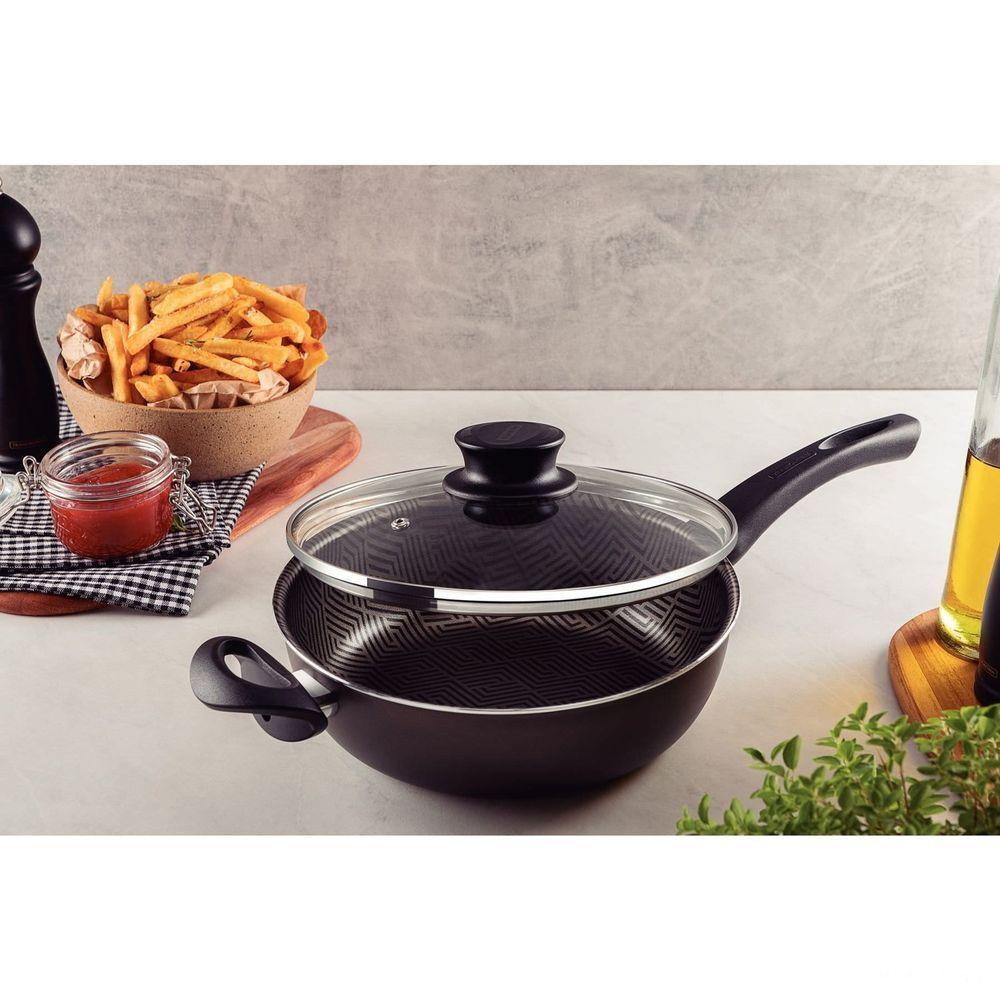 Fritadeira Multiuso Paris 26cm 3,6l Chumbo Em Alumínio Com Antiaderente Starflon Max - 2