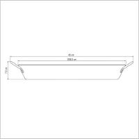 Paellera Loreto Alumínio Revestimento Antiaderente Starflon T1 Grafite 38 Cm 5,4 L - 2