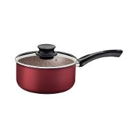 Panela Tramontina Paris Antiaderente Starflon Max Vermelho Com Tampa De Vidro 16 Cm 1,5 L Tramontina - 1