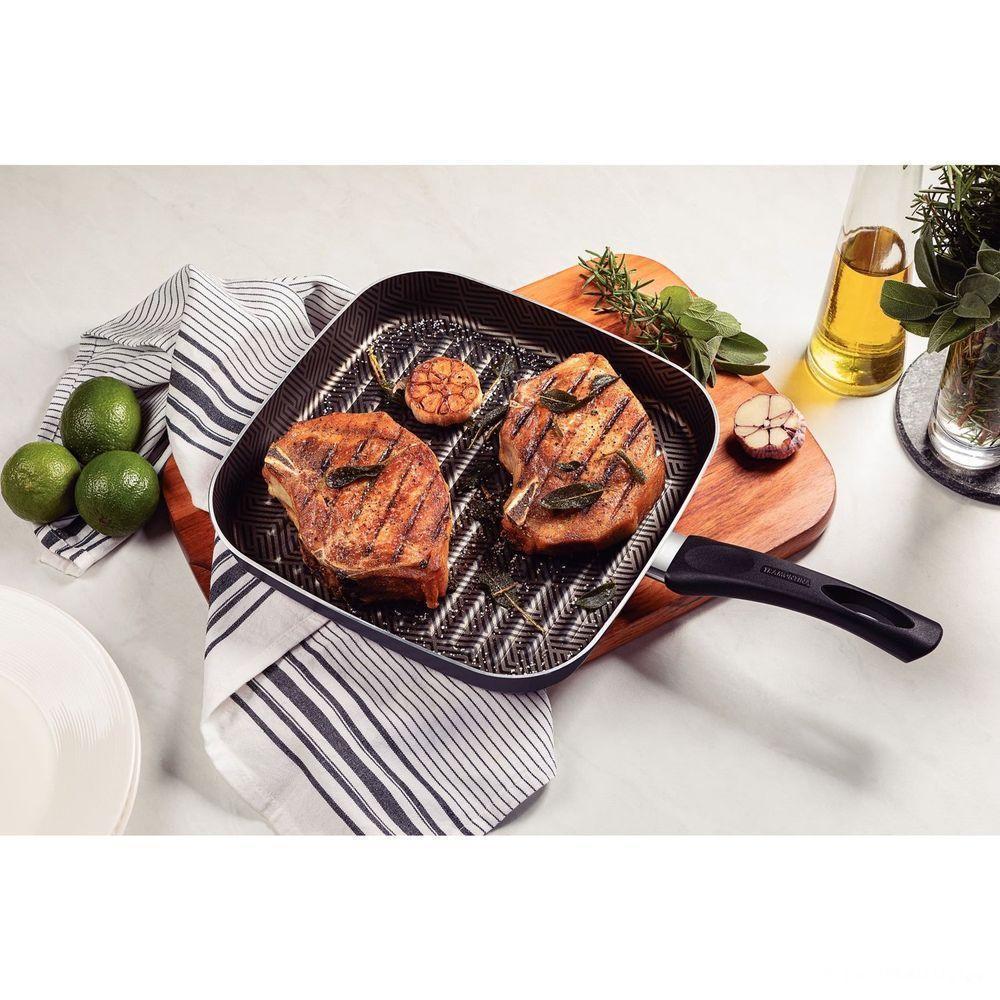 Bistequeira Tramontina Paris 28cm 2,3l Em Alumínio Com Antiaderente Starflon Max Preto Tramontina - 2