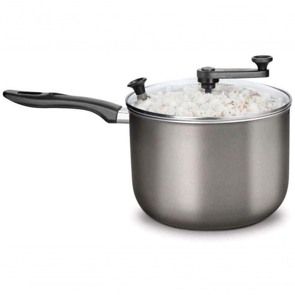 Pipoqueira Cristal Grafite Nº 22 Com Tampa De Vidro Mta 8874 - 7