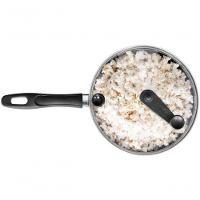 Pipoqueira Cristal Grafite Nº 22 Com Tampa De Vidro Mta 8874 - 9